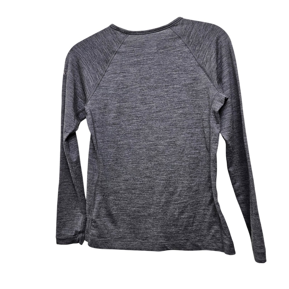 Icebreaker Base Layer Top Kids 12‎ Charcoal Grey Merino 200 Wool Thermal Hiking